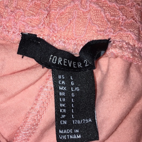 Orange lace shorts - Picture 2 of 2